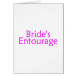 Brides Entourage Pink Card