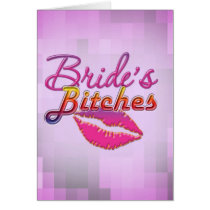 brides friends bachelorette party bride bridesmaid cards