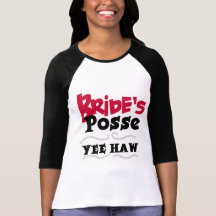 Bride's Posse Bachelorette Party Tshirts