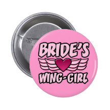 Bride's Wing-Girl Bachelorette Party Pin