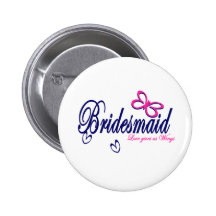 Bridesmaid/ Butterfly theme Pins