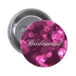 Bridesmaid Button [Pink Bokeh]
