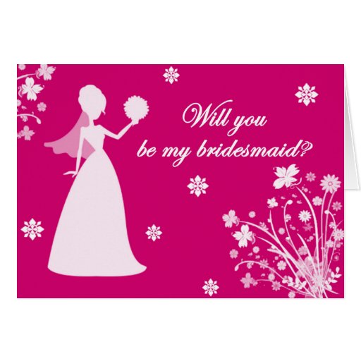 Bridesmaid Card