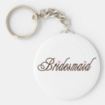 Bridesmaid Classy Browns Keychains