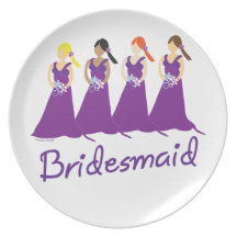 Bridesmaid Dinner Plates