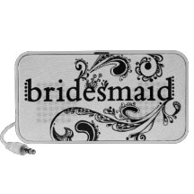 Bridesmaid Doodle Speakers
