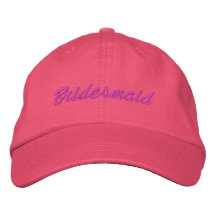 Bridesmaid Embroidered Hat