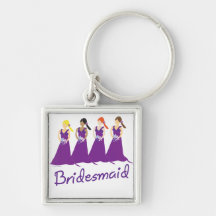 Bridesmaid Key Chain