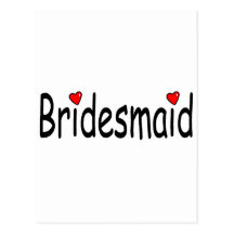 Bridesmaid Postcards