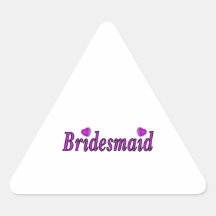 Bridesmaid Simply Love Stickers