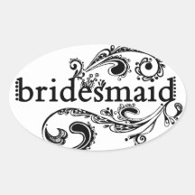 Bridesmaid Stickers