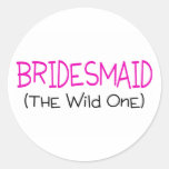 Bridesmaid The Wild One Stickers