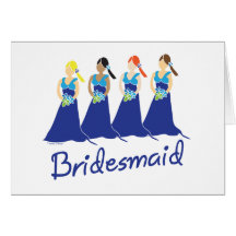 Bridesmaids cards