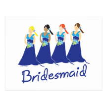 Bridesmaids Cards Post Cards