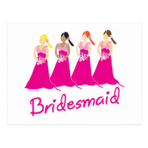 Bridesmaids Postcards
