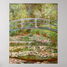 Bridge over a Pond of Water Lilies, Claude Monet Print