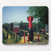 Bridge over the River Kwai, Kanchanaburi, Thailand Mouse Pads