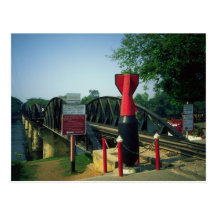 Bridge over the River Kwai, Kanchanaburi, Thailand Post Card