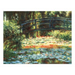 Bridge Over The Water Lily Pond by Claude Monet Personalized Invitation