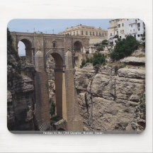 Bridge to the Old Quarter, Ronda, Spain Mousepad
