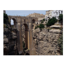 Bridge to the Old Quarter, Ronda, Spain Post Card
