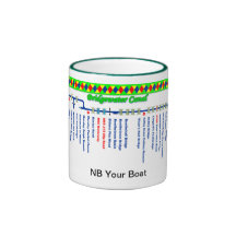 Bridgewater Canal Route Map Mugs