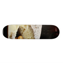 Brie Cheese And Crackers Custom Skate Board