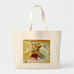 Brie Cheese Salmon Smoked Pate Crackers Champagne Tote Bags