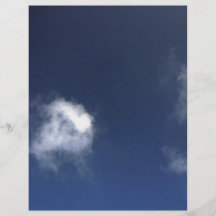 Brigh blue Sky With Some Clouds Flyer