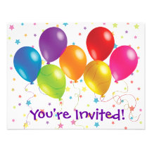 Bright and Cheery Birthday Invitation