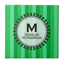 Bright Awnings Green Personalised Tile tiles