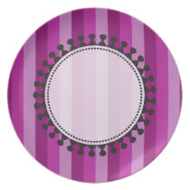 Bright Awnings Plate - Purple plates