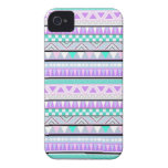 Bright Aztec Andes Pattern iPhone 4 Case