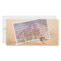 Bright Beach Shell Photo Card photo cards