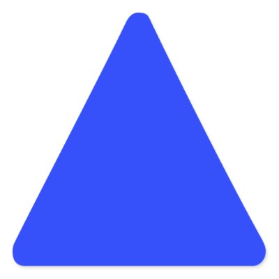 A Blue Triangle