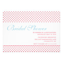 bright & bold bridal shower announcements