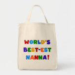Bright Colours Best-est Nanna Tshirts Bag