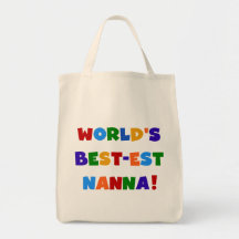Bright Colours Best-est Nanna Tshirts Bag