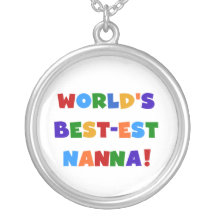 Bright Colours Best-est Nanna Tshirts Jewelry