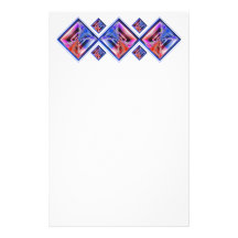 Bright Diamonds Stationery Paper