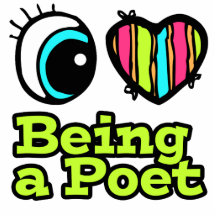 Bright Eye Heart I Love Being a Poet Photo Sculpture