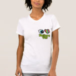 Bright Eye Heart I Love Being a Vet Tshirts