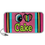 Bright Eye Heart I Love Cake iPhone Speakers