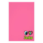 Bright Eye Heart I Love Jerks Personalised Stationery
