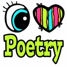 Bright Eye Heart I Love Poetry Acrylic Cut Outs