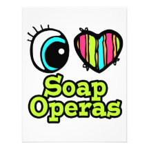 Bright Eye Heart I Love Soap Operas Custom Announcements