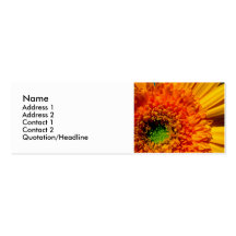 Bright Flower Profile Card Business Card Template