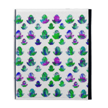 Bright Frogs iPad folio iPad Folio Covers