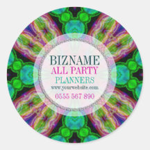 Bright Fun & Colourful Business Product Sticker