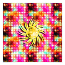 Bright Glowing Sun Photograph